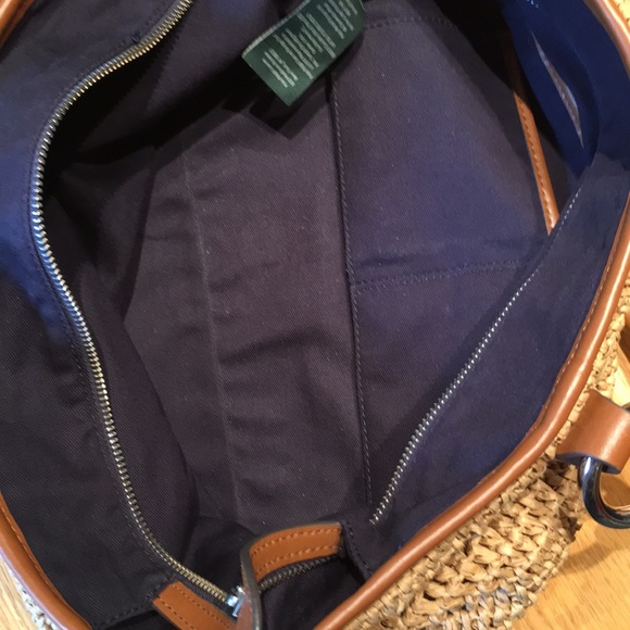 Ralph Lauren straw satchel - Picture 4 of 7